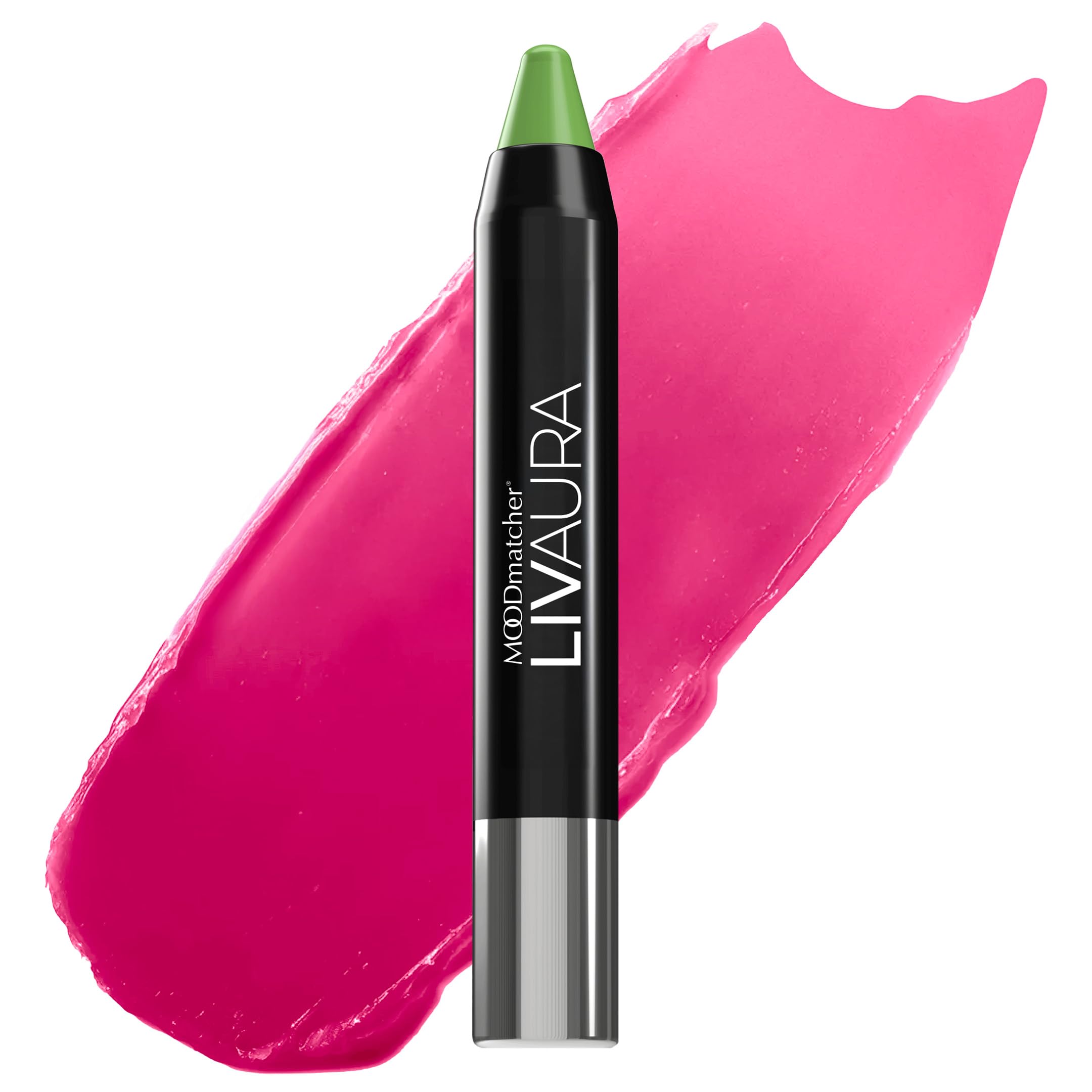 Fran Wilson MOODmatcher Twist Stick Original Color-Change Lipstick, GREEN -12 HOUR Long Wear, Waterproof, Ultra Hydrating and Moisturizing with Aloe & Vitamin E, Smudgeproof & Fadeproof, 2.9g