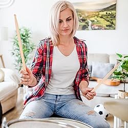 4 Pairs Drum sticks 5A Maple Wood Tip Drumstick for