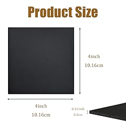 4 Pieces Adhesive Foam Padding 1/8 in Thick X 4 in