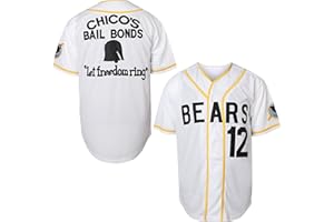 EETUG Bad News Bears Jersey #3 Kelly Leak #12 Tanner Boyle Stitched Movie 1976 Chico's Bail Bonds Baseball Jersey S-3XL