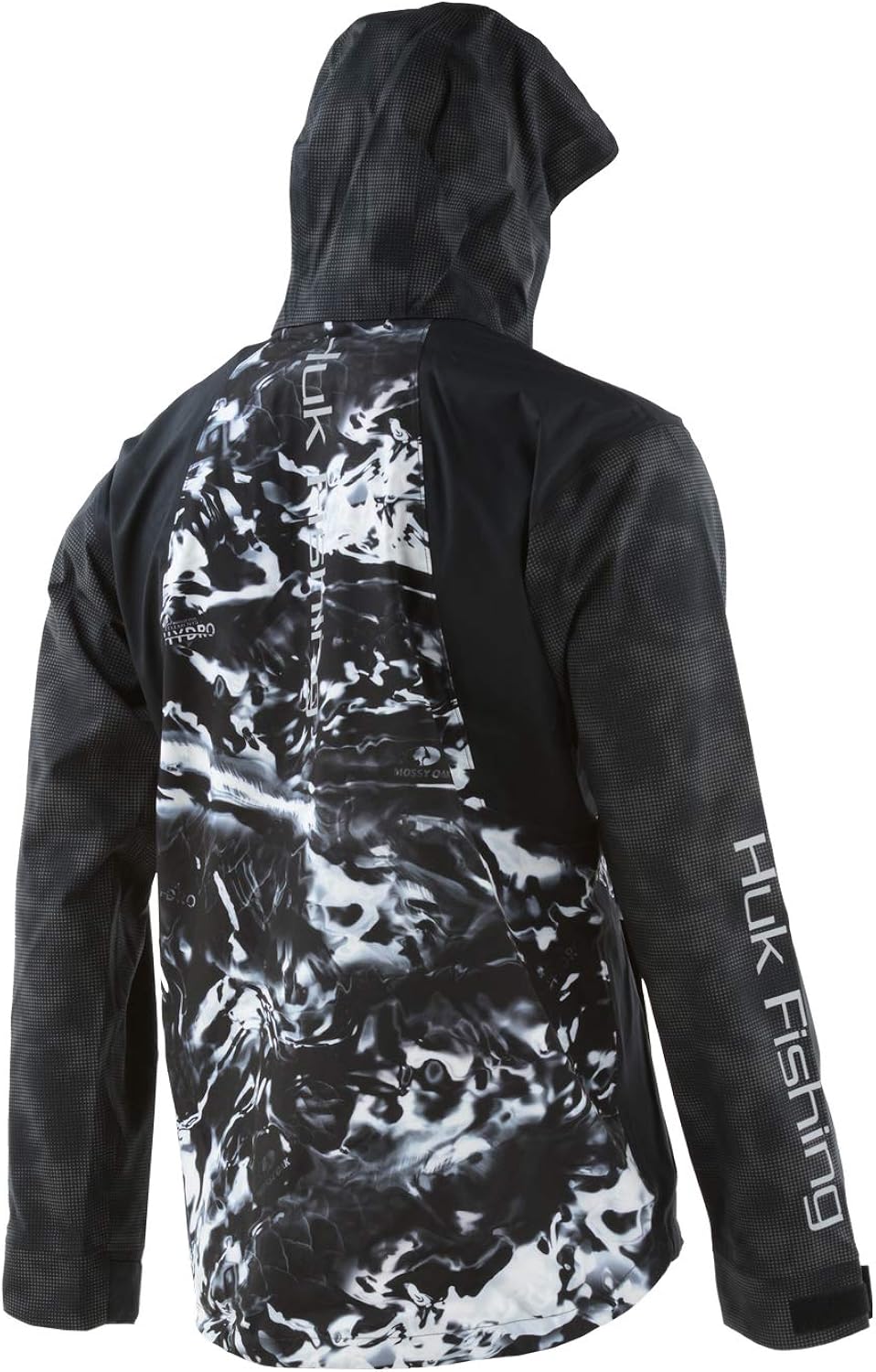 HUK Leviathan Men's Rain Bib- Black, Small: Clothing