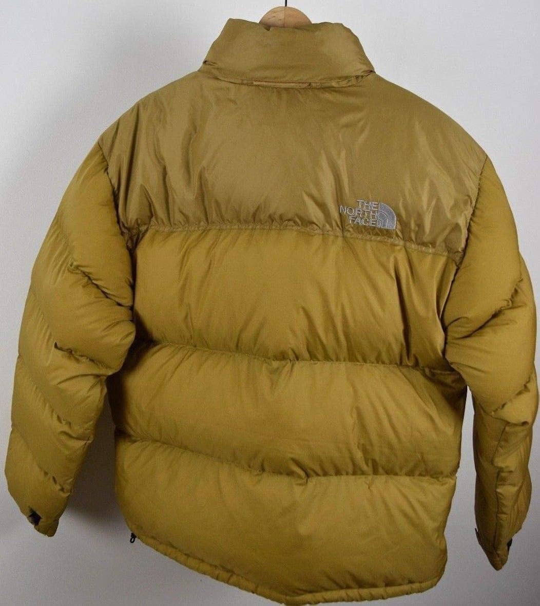Mens Large North Face Nuptse Beige Khaki L Size 700 Down Puffa Jacket Vintage Amazon Co Uk Clothing