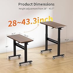WALKINGDESK Mobile Walking Pad Desk with