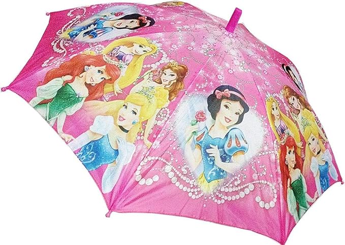 Special Material Girlish Print Umbrella for Small Girls Kid up to Age 10 Years Approx 17 inch Long (Assorted)