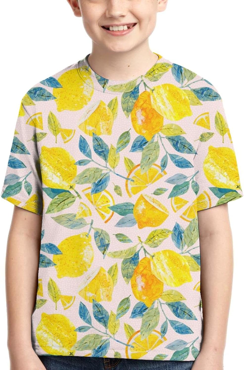 Lemon Watercolor Hand Drawn Children New TShirts Boys