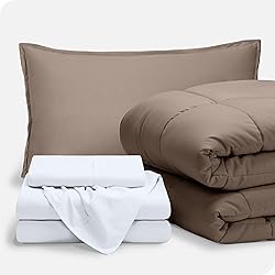 Bare Home Bed-in-A-Bag 5 Piece Comforter & Sheet