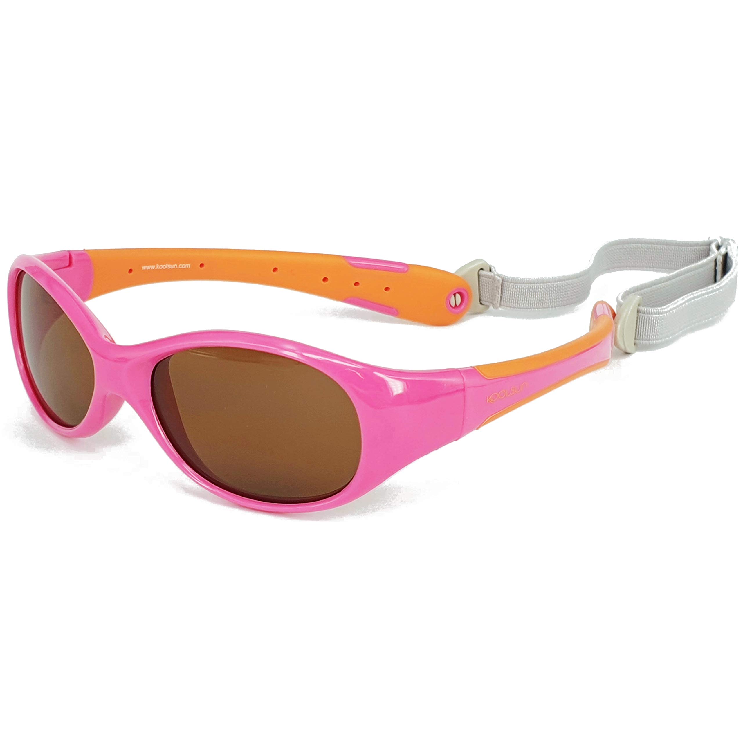 KOOLSUN - Flex - kids sunglasses - Hot Pink Orange - 3-6 years - UV400 - Category 3