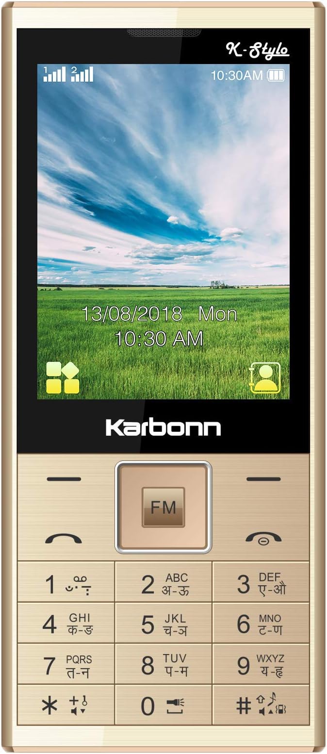 Karbonn K Stylo (Dual SIM, Brushed Gold)