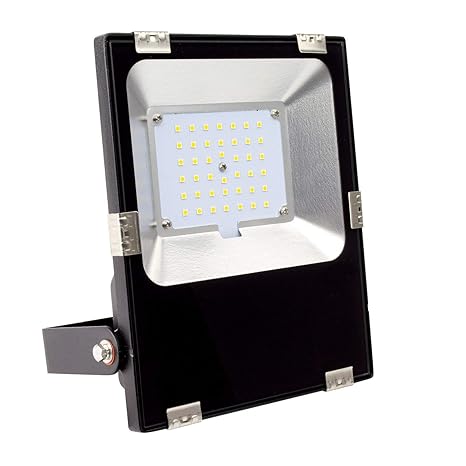Foco Proyector LED 30W Slim Blanco Frío 5700K-6200K: Amazon.es ...