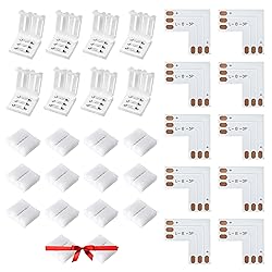 JACKYLED 8mm 3-Pin LED Connectors for LED Strip