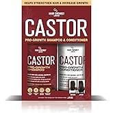 Hair Chemist Castor Pro-Growth Shampoo 33.8 oz. AND Conditioner 33.8 oz. 2-PC Boxed Gift Set - Made with Natural Castor Oil for Hair Growth, Sulfate Free Shampoo & Conditioner Set