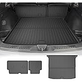 Cargo Liner Fit for Honda Passport 2019-2024 2025 - AOMSAZTO Back Seat Protectors and Trunk Mat TPE All Weather Heavy Duty Cargo Mat with Backrest Mats Passport Accessories