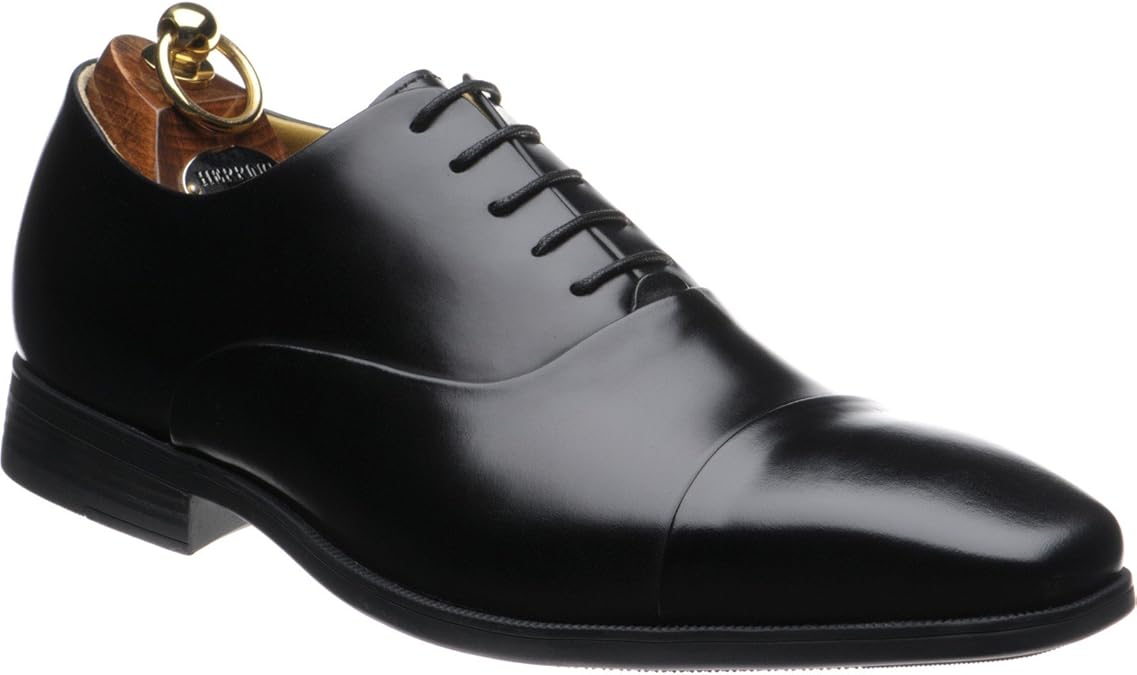 Herring Belfast Oxford in Black Calf Shoes