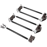 KUAFU 4 Parallel Link Suspension Kit Compatible with Hot Rod Rat Truck | Universal; Compatible with Hot Rod Rat Truck Classic Car Air Ride with Adjustable Bars LH &amp; RH
