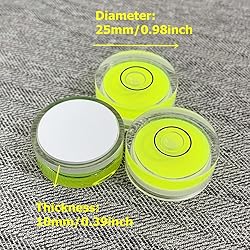 YMGBHNKJLS 4Pcs Small Circular Bubble Levels with