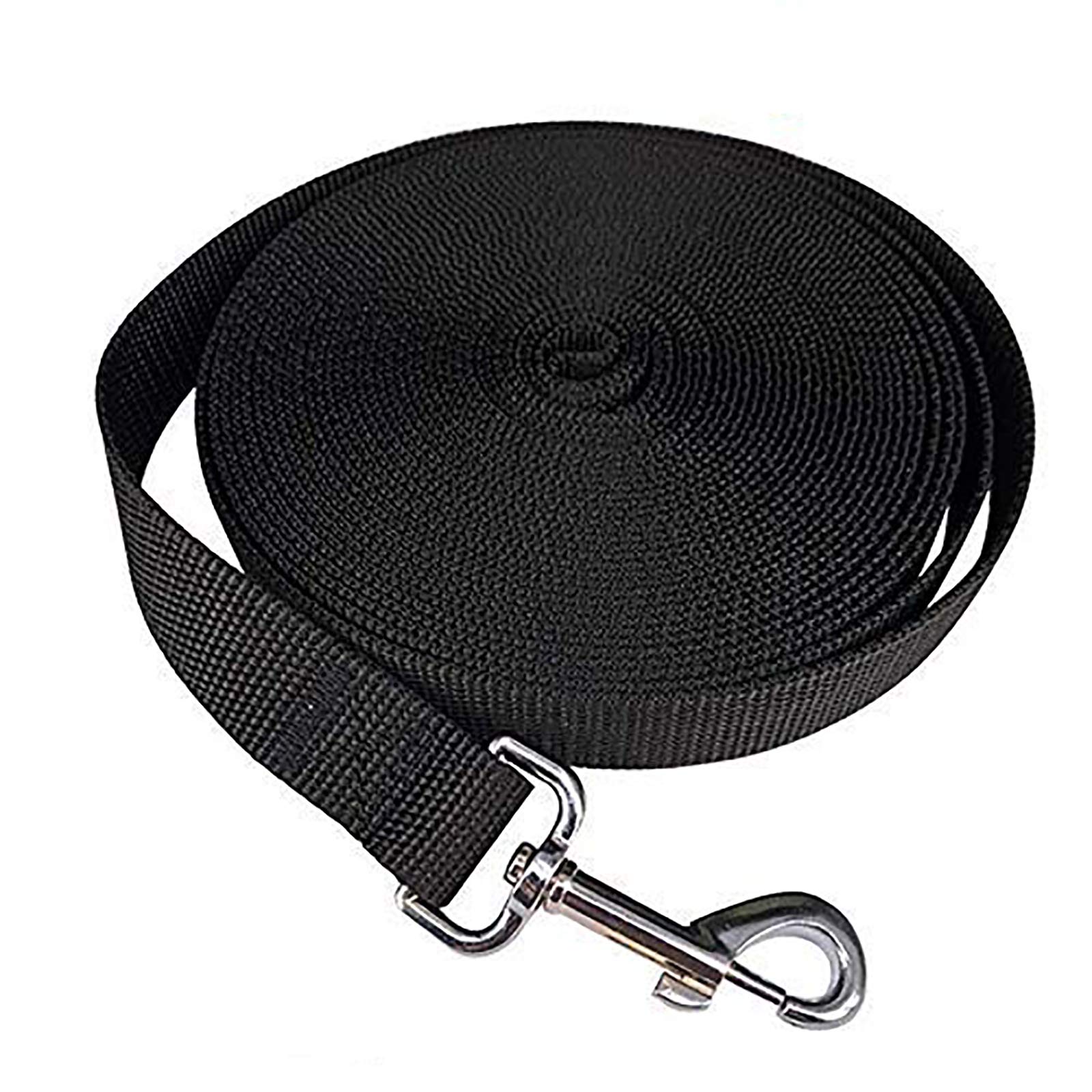 HuLuBB Dog Leads Training Leash for Camping Tracking Training Obedience Backyard Play (10m/33ft - Black)