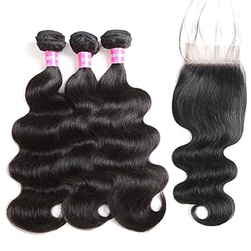 Amazon Com Encii 10a Brazilian Hair Body Wave 3 Bundles With