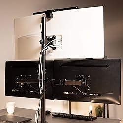 VIVO Triple LCD LED Computer Monitor Desk