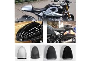 TAZGANTAX Motorcycle Back seat Top Box, Luggage Storage Box, Trunk Top Case Seat Cowl Hump Cover fit for B-MW R nine T R nineT Pure R 9 T Racer R nineT/5 2017 2018 2019 2020 2021 2022 2023(Black)