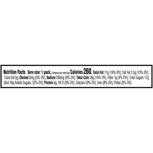 NUTTER BUTTER PEANUT BUTTER SANDWICH COOKIES, SINGLE SERVE, 1.9 OZ