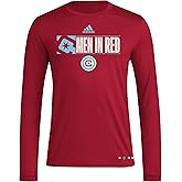 adidas Mens Chicago Fire MLS Long Sleeve T-Shirt