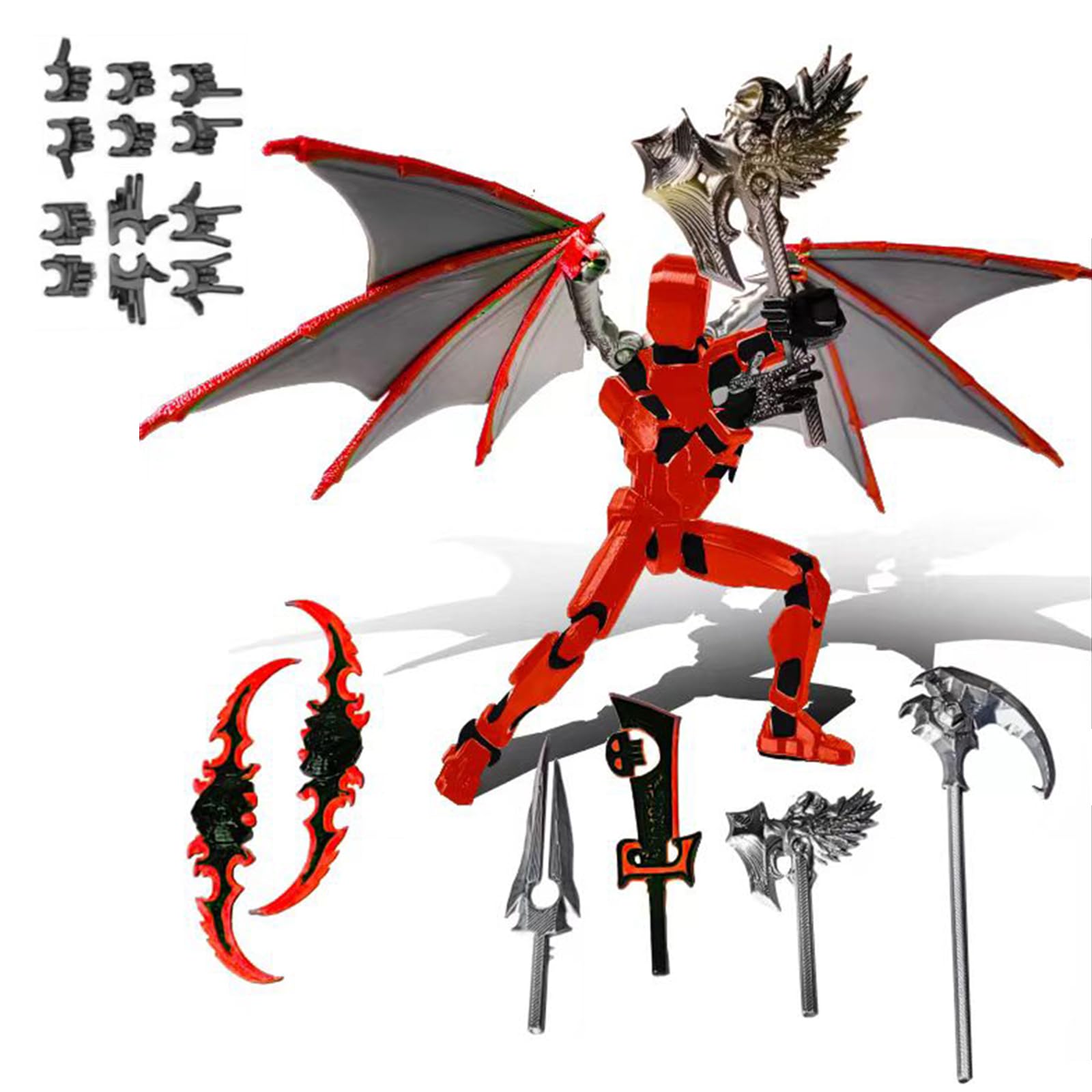 T13 Action Figure 3D Printed Multi-Jointed Movable