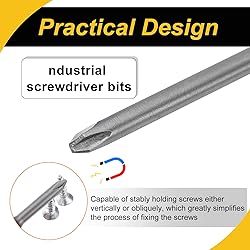 WorkBless 2 Pcs Magnetic Phillips Screwdriver Bit