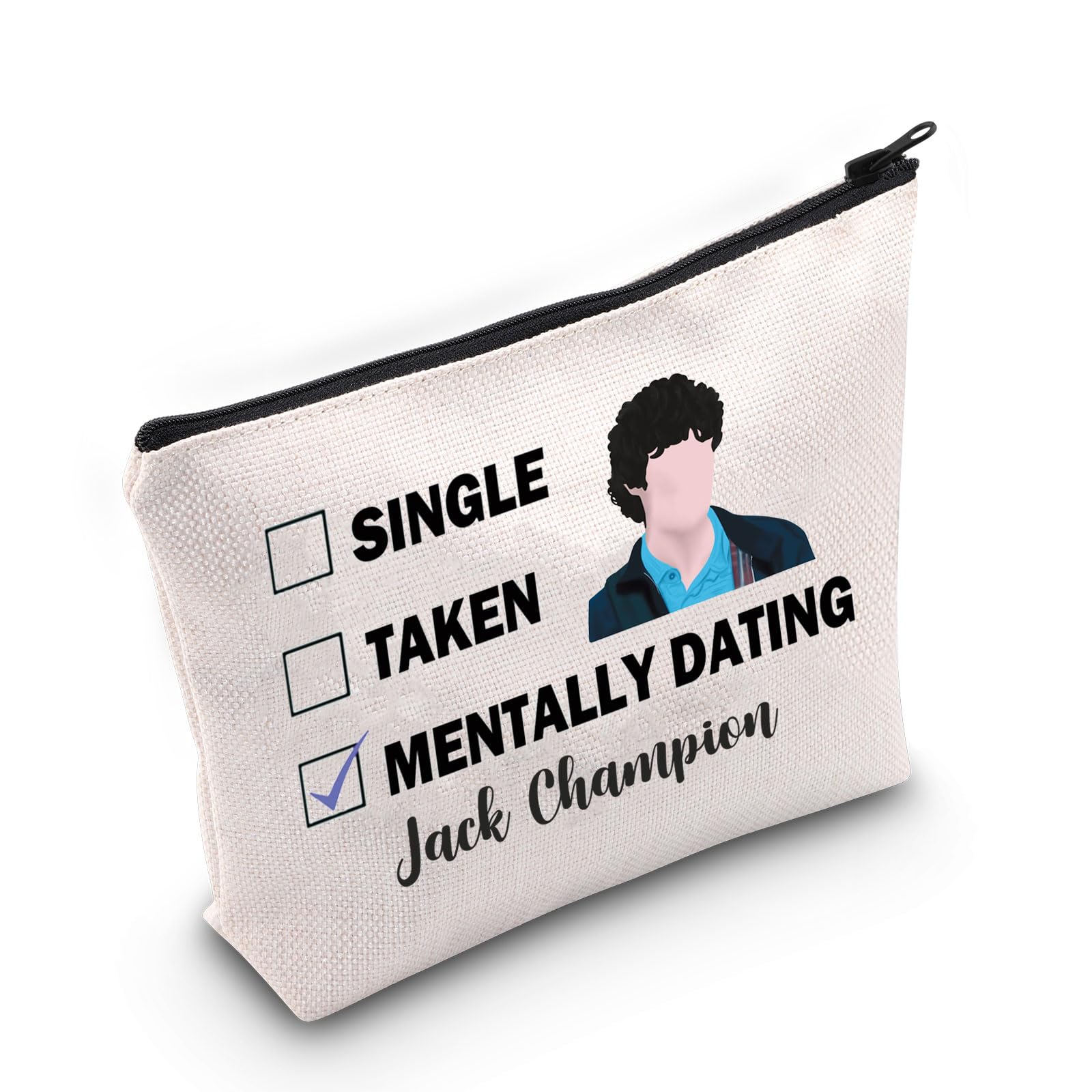 PYOUL Jack C Inspired Gift Mentally Dating Jack C Makeup Bag Jack C Fan Cosmetic Bag (Dating Jack C B)