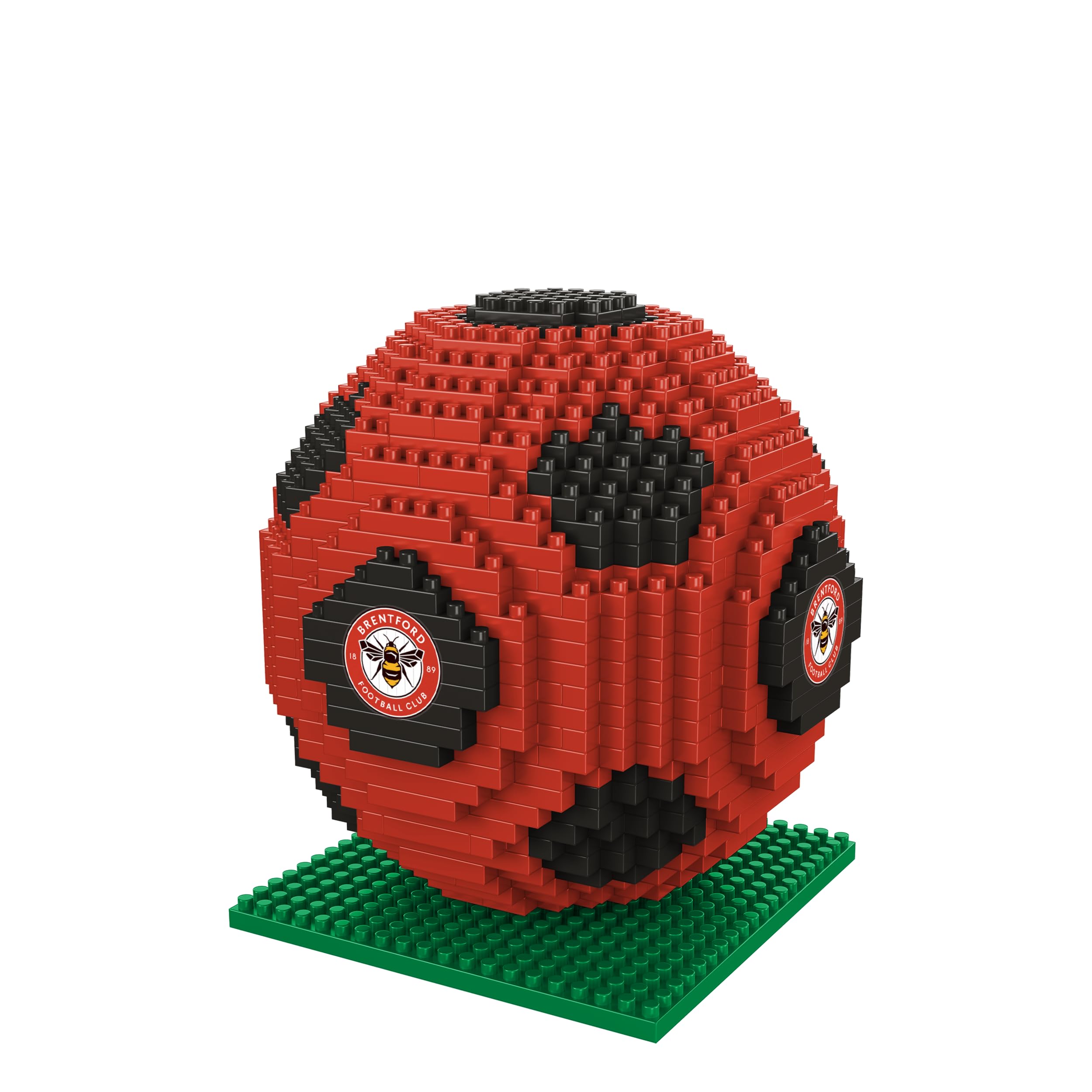 FOCO Officially Licensed Brentford FC BRXLZ 3D Bricks Football Construction Toy Model