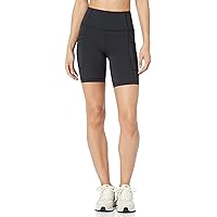 90 Degree By Reflex Pantaloncini Yoga Donna Vita Alta Power Flex, Confezione Da 2, Con Tasca Nascosta, Controllo Pancia, 25 Cm