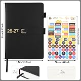 Thboxes Academic Diary 2026-2027 A5 Day A Day July 2026July 2027 Black view 2