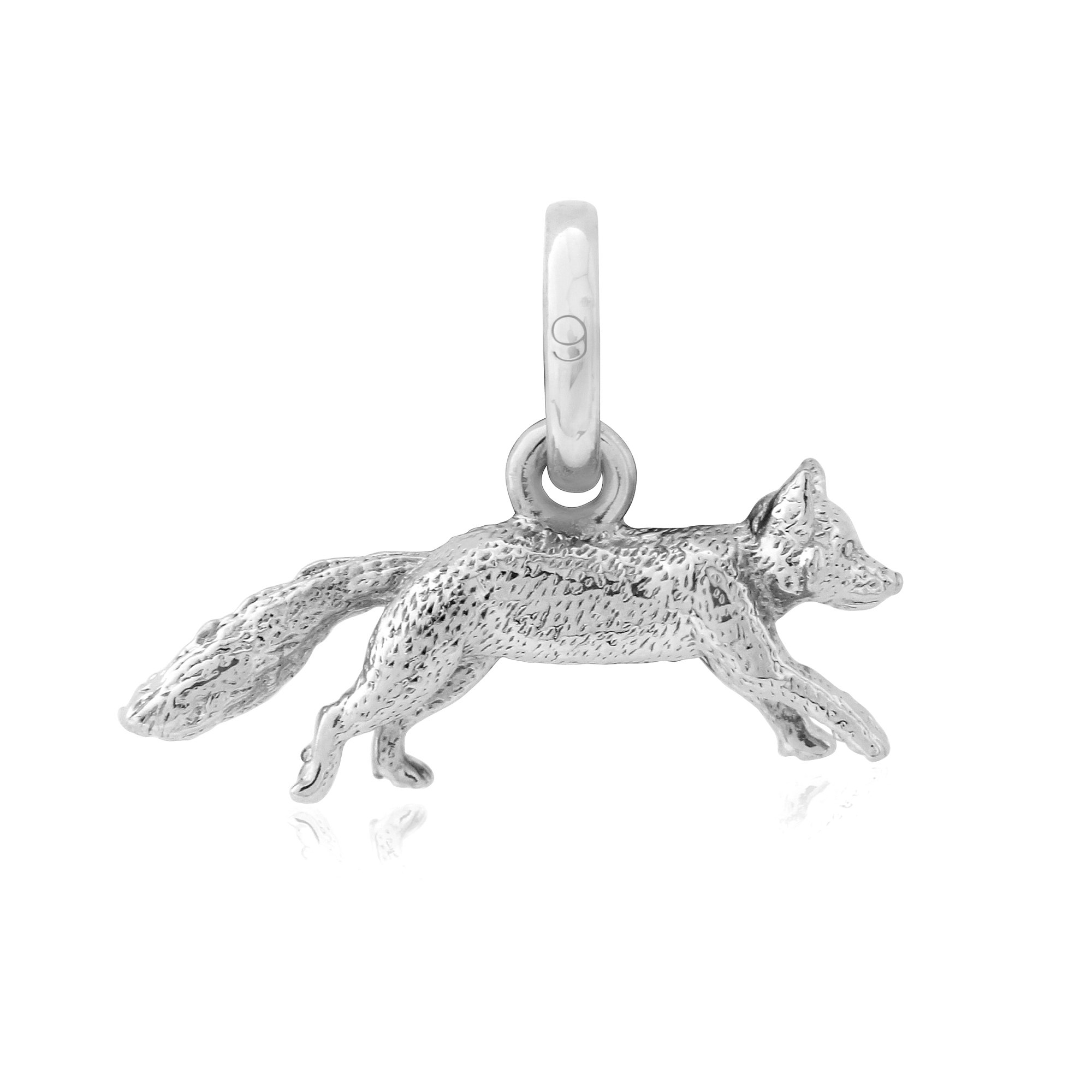 Gemma J Sterling Silver British Fox Charm Pendant for Bracelet/Necklace – from the Country Collection