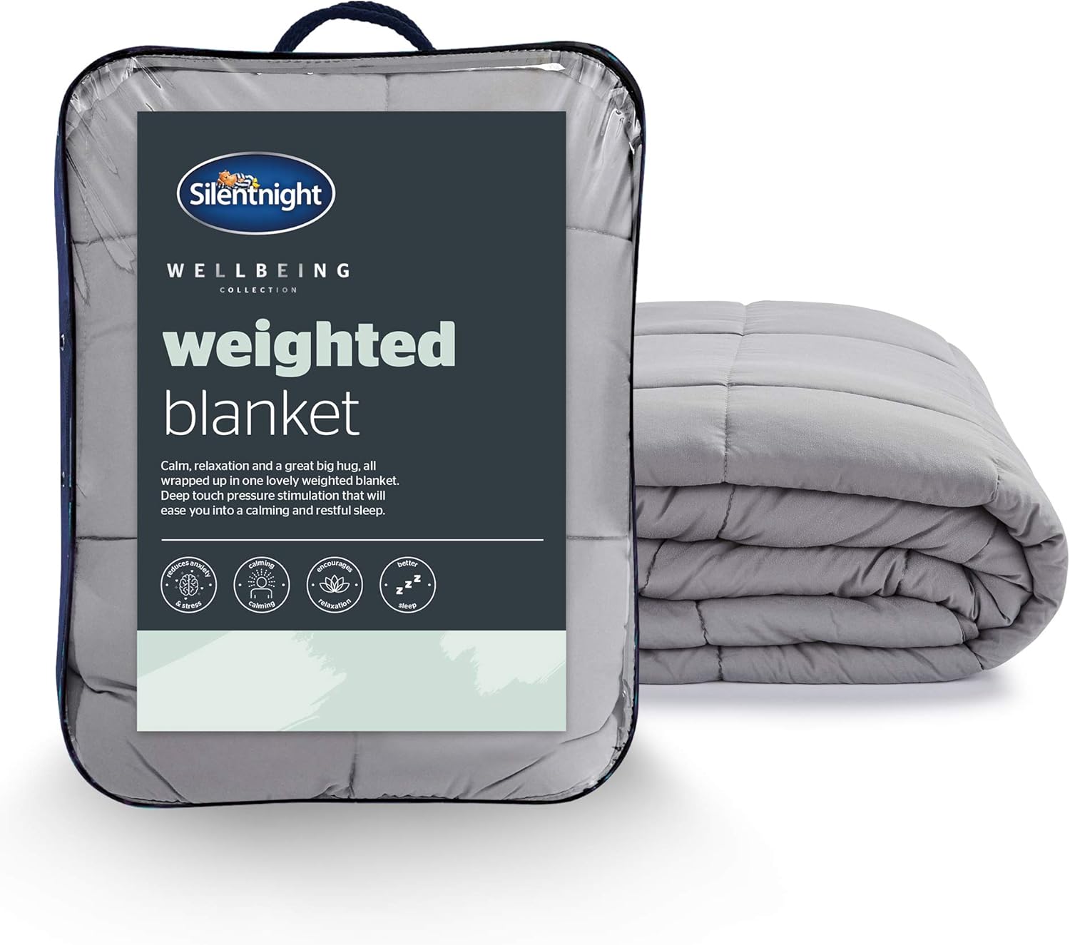 Silentnight Weighted Blanket 6.8kg Amazon.co.uk Kitchen & Home Silentnight Weighted Blanket 6.8kg Amazon.co.uk Kitchen & Home