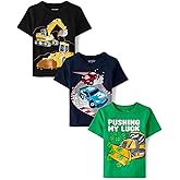 The Children's Place Baby Boys' Graphic T-Shirts (3-Pack)