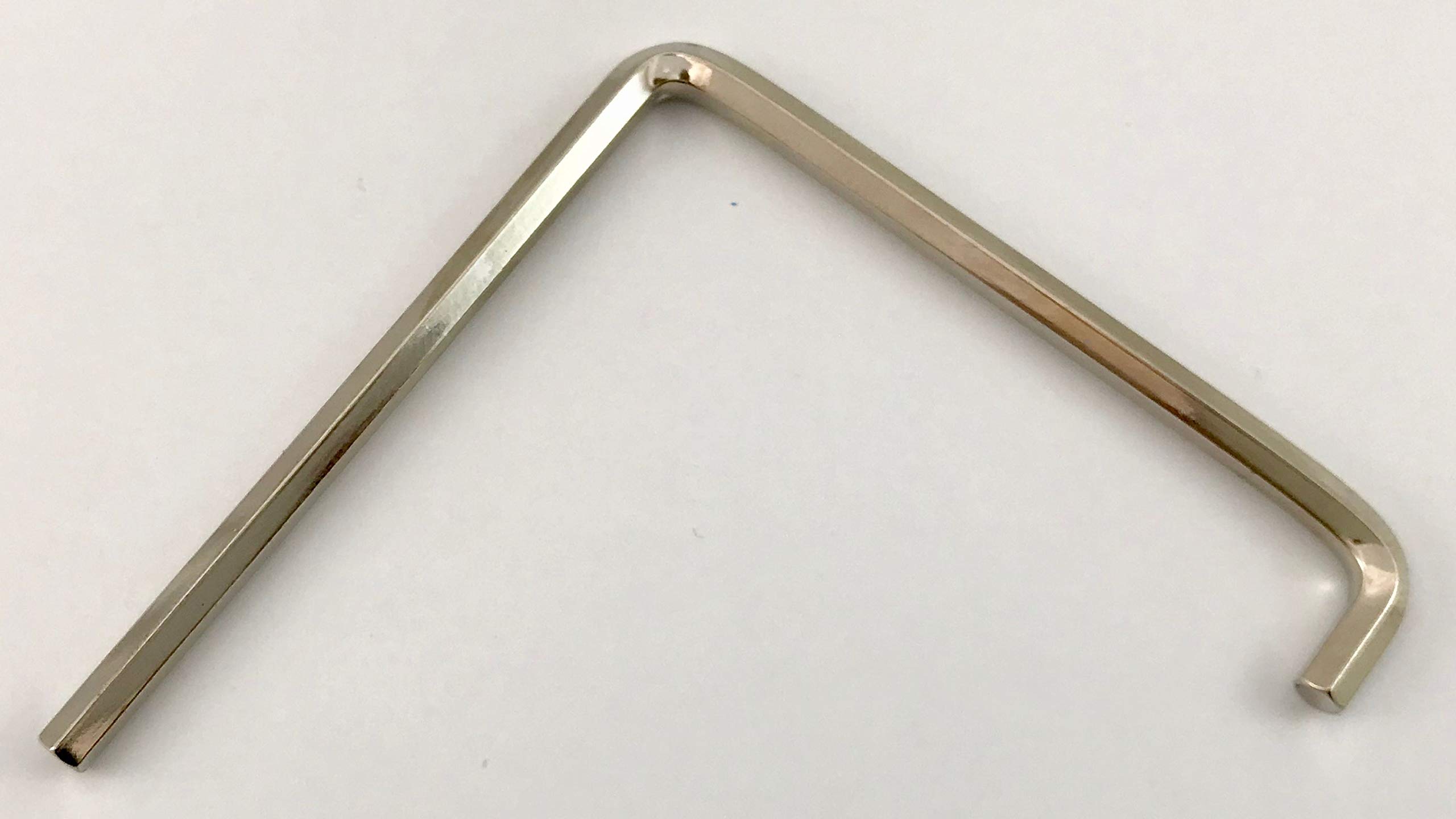 Maco Adjustment Key Hexagon Socket SW4, 2 x Bent, Length 75 mm (41017), 1 Piece, Silver