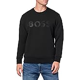 BOSS mens Shade Embossed Logo Crew Neck Sweatshirt