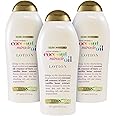 OGX Extra Creamy + Coconut Miracle Oil Ultra Moisture Lotion, 19.5 Ounce (Pack of 3)