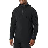 Amazon Essentials Men's Athletic Lightweight Stretch Woven Colorblock Anorak Jacket