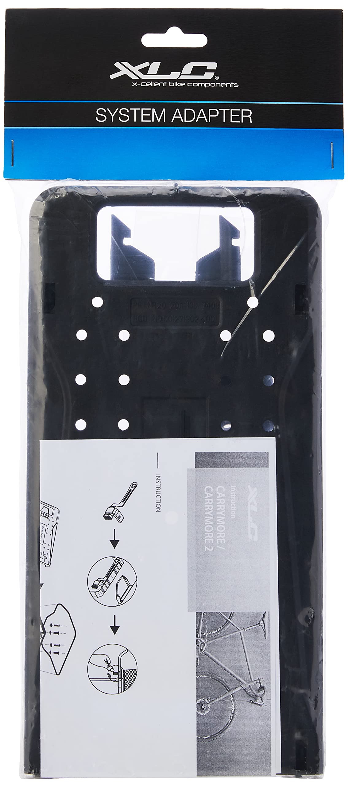 XLC 2500604000 Bike Accessory Ba-x13 Placa Adaptera Para Rp-x15 Carrymore for cyclists, ideal for smooth riding and bike upkeep