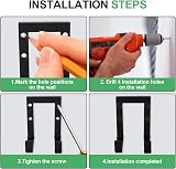 HAOCHEN 4 Pcs Heavy Duty Garage Hooks Wall Mounted Tool Hanger view 6