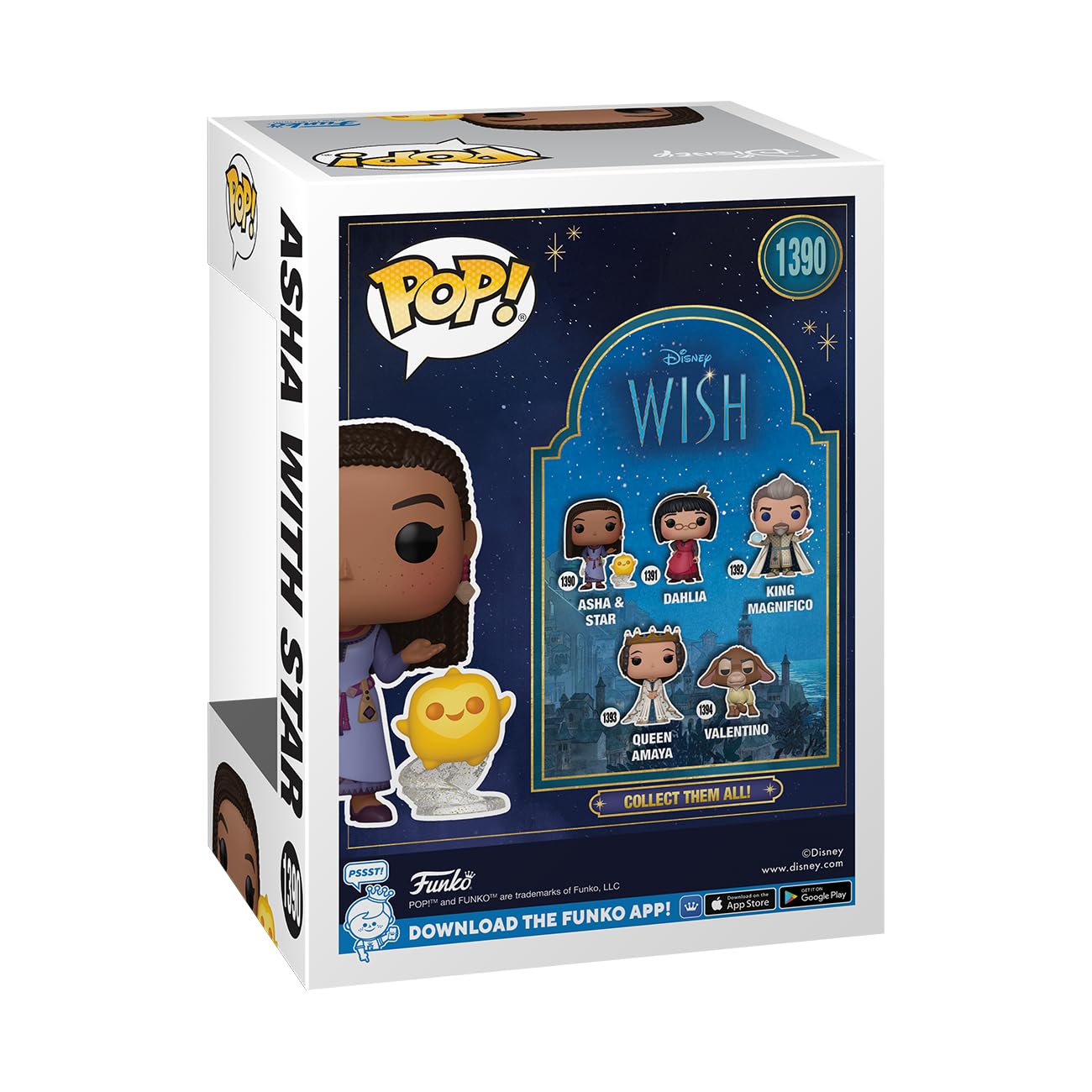 Funko POP! & Buddy: Disney Wish - Asha with Star - Collectable Vinyl Figure - Gift Idea - Official Merchandise - for Kids & Adults - Movies Fans - Model Figure for Collectors and Display