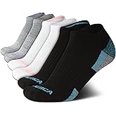 Nautica Womens Low Cut Socks - 6 Pack Breathable Cushioned Athletic Performance No Show Socks for Women (Sizes: 4-10)
