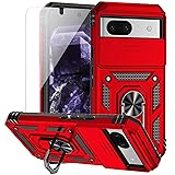 for Google Pixel 8A Case with Camera Lens Cover HD