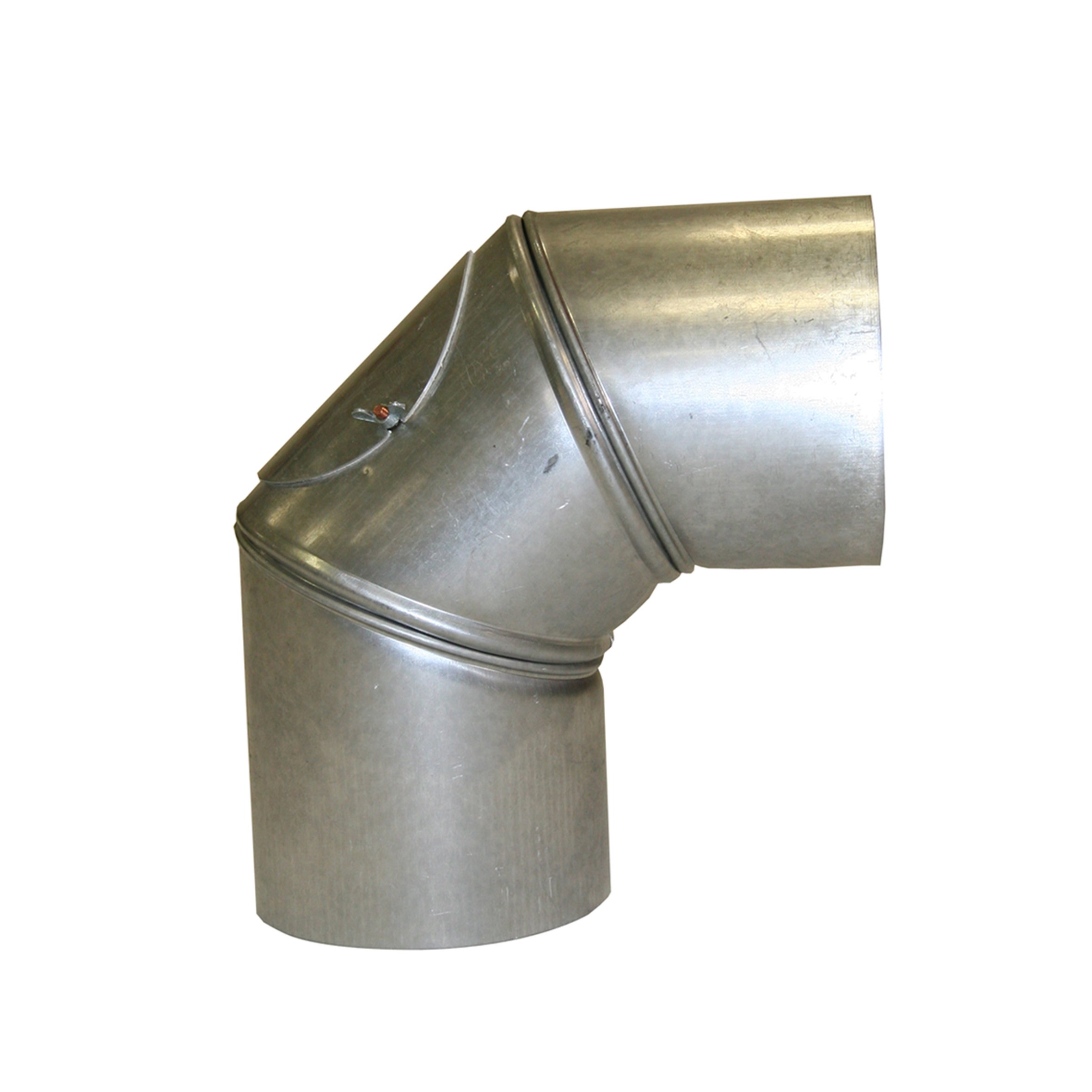 Kamino - Flam 90 Degree Elbow Pipe with Door, Silver