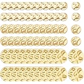 WEBEEDY 120 Pcs 3 Sizes Gold Coin Charms Round Pendants Gold Stamping Blanks Earring Charms Round Charms for Bracelet Earring Jewelry Christmas Jewelry Making
