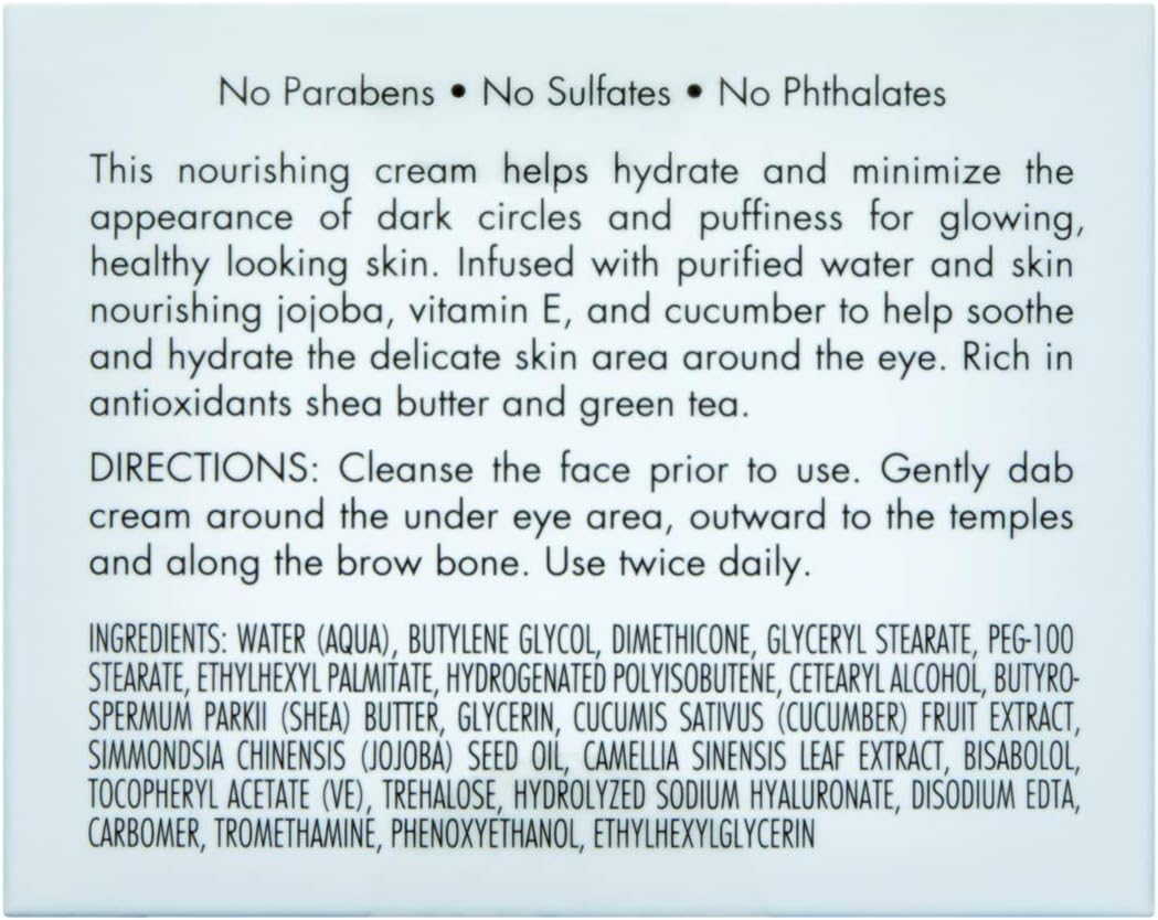 e.l.f. SKIN Holy Hydration! Eye Cream, Infused with Hyaluronic Acid & Peptides, Minimizes Dark Circles, 0.53 Oz (15g) - Image 3