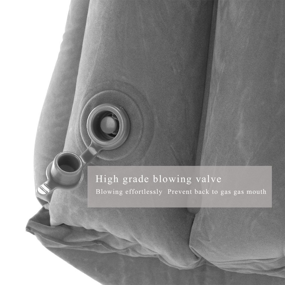 Hughapy Travel Pillow Inflatable Pillows Air Soft Cushion Trip Portable Multifunctional Pillow Nap Time Lie Prone on the Pillow (11.8