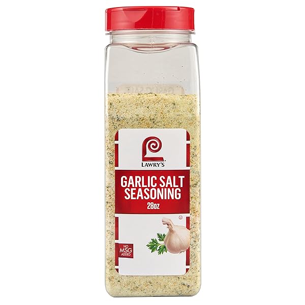 LAWRY’S COARSE GRIND GARLIC SALT WITH PARSLEY, 28...