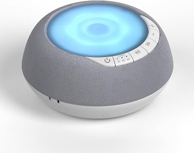 i-box Serene White Noise Machine with Nightlight Grey