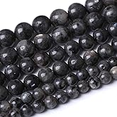 90PCS 4MM Black Larvikite Stone Beads Energy Healing Beads for DIY Jewelry Bracelet Necklace Making for Jewelry Making15